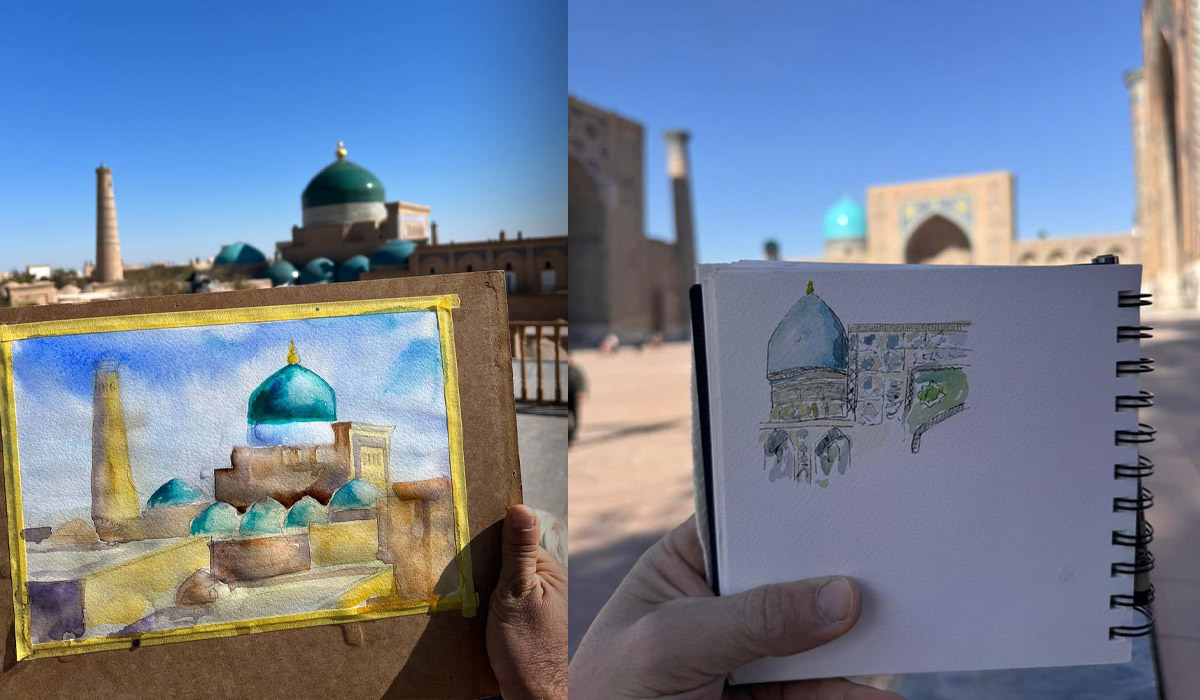 The Slow Line: An Uzbekistan Sketching Journey