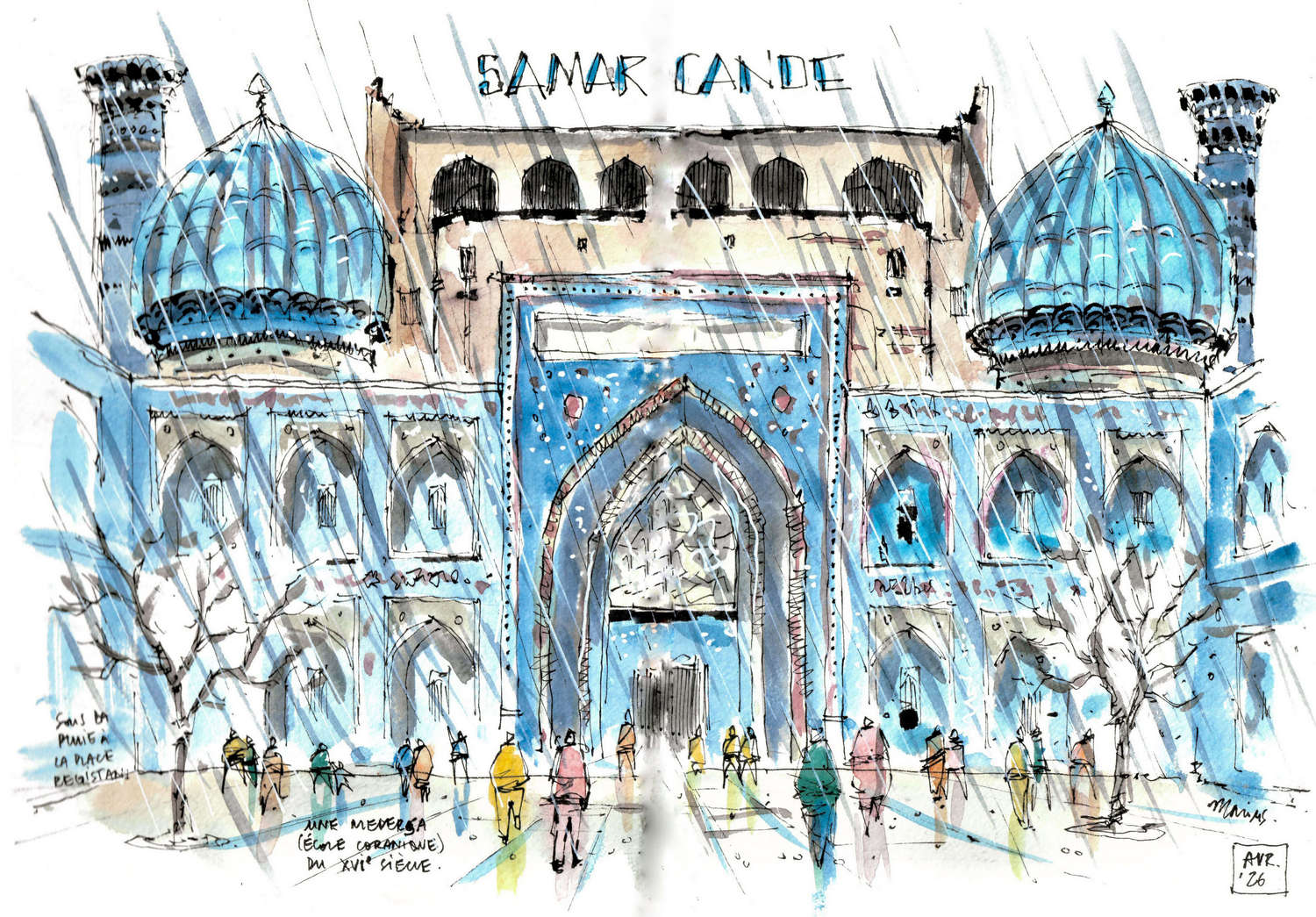 The Slow Line: An Uzbekistan Sketching Journey
