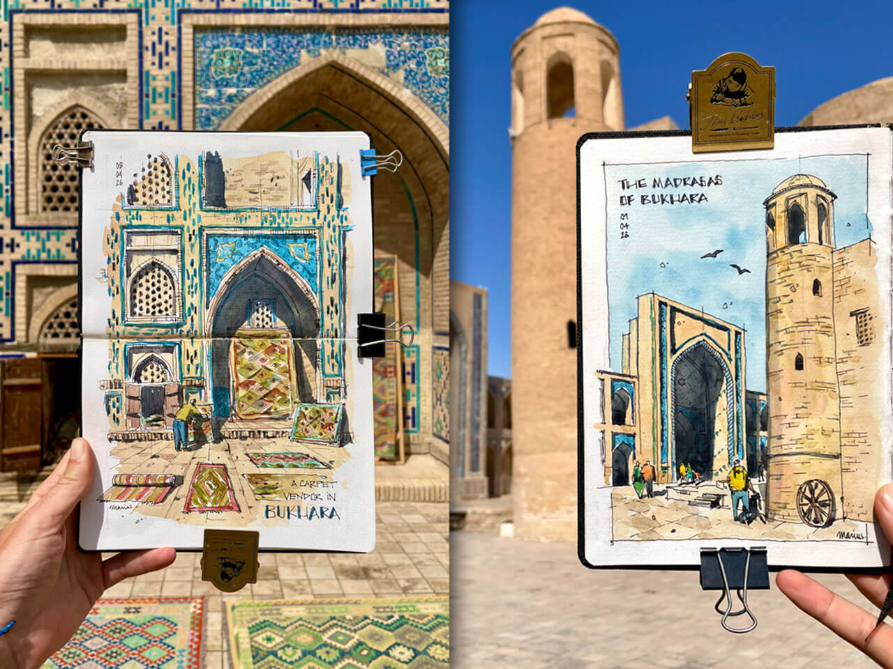 The Slow Line: 14-Day Uzbekistan Sketching Trip