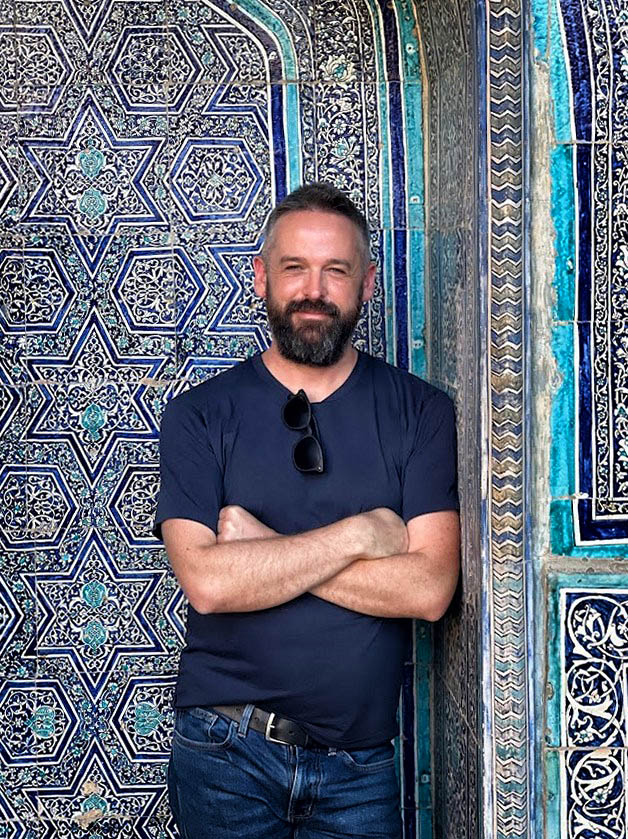 Portrait of Mat, Founder of Leatherback Travel